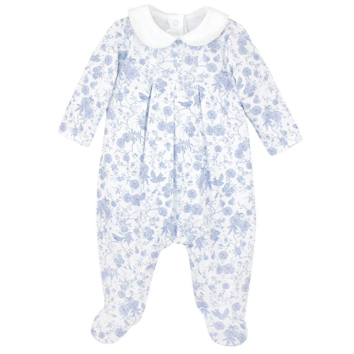 Autumn Garden Blue Footie