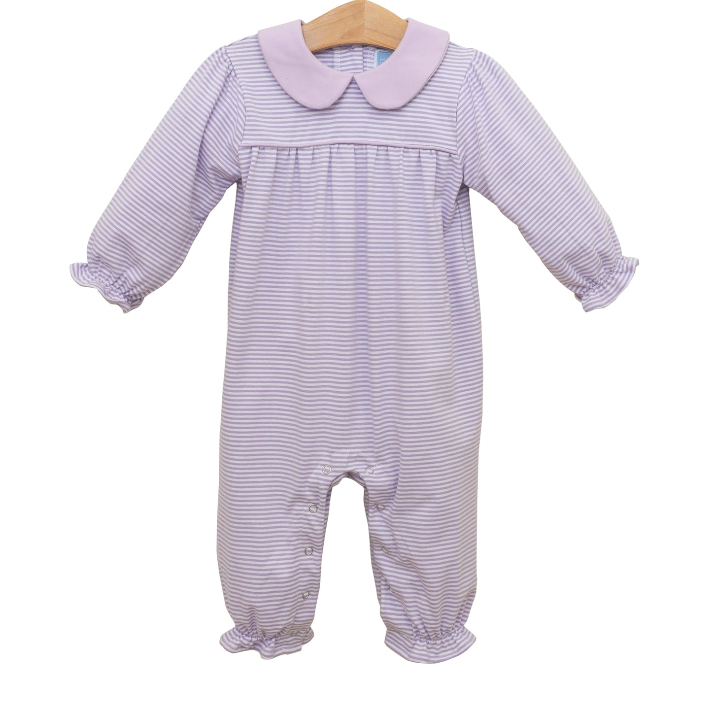 Abigail Purple Stripe Romper