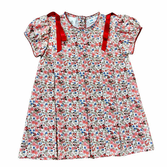 Rosie Red Floral Dress