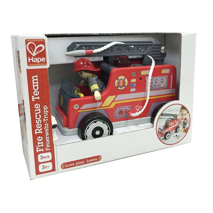 Hape Fire Truck Playset