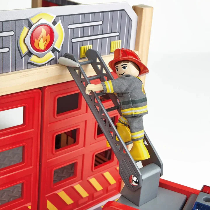 Hape Fire Truck Playset