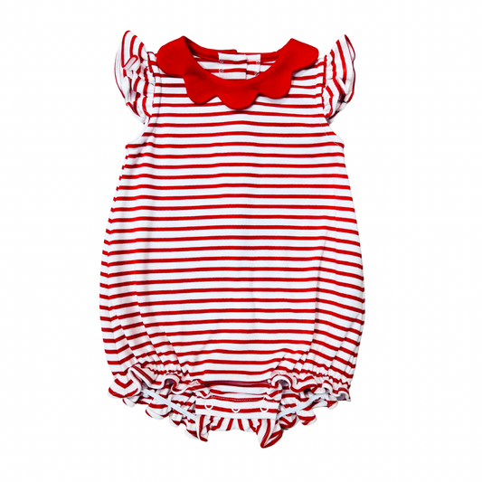 Olivia Red Stripe Bubble