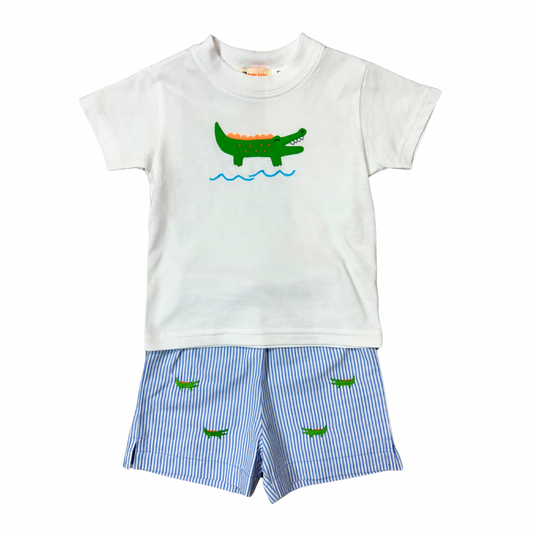 Allen the Alligator Short Set