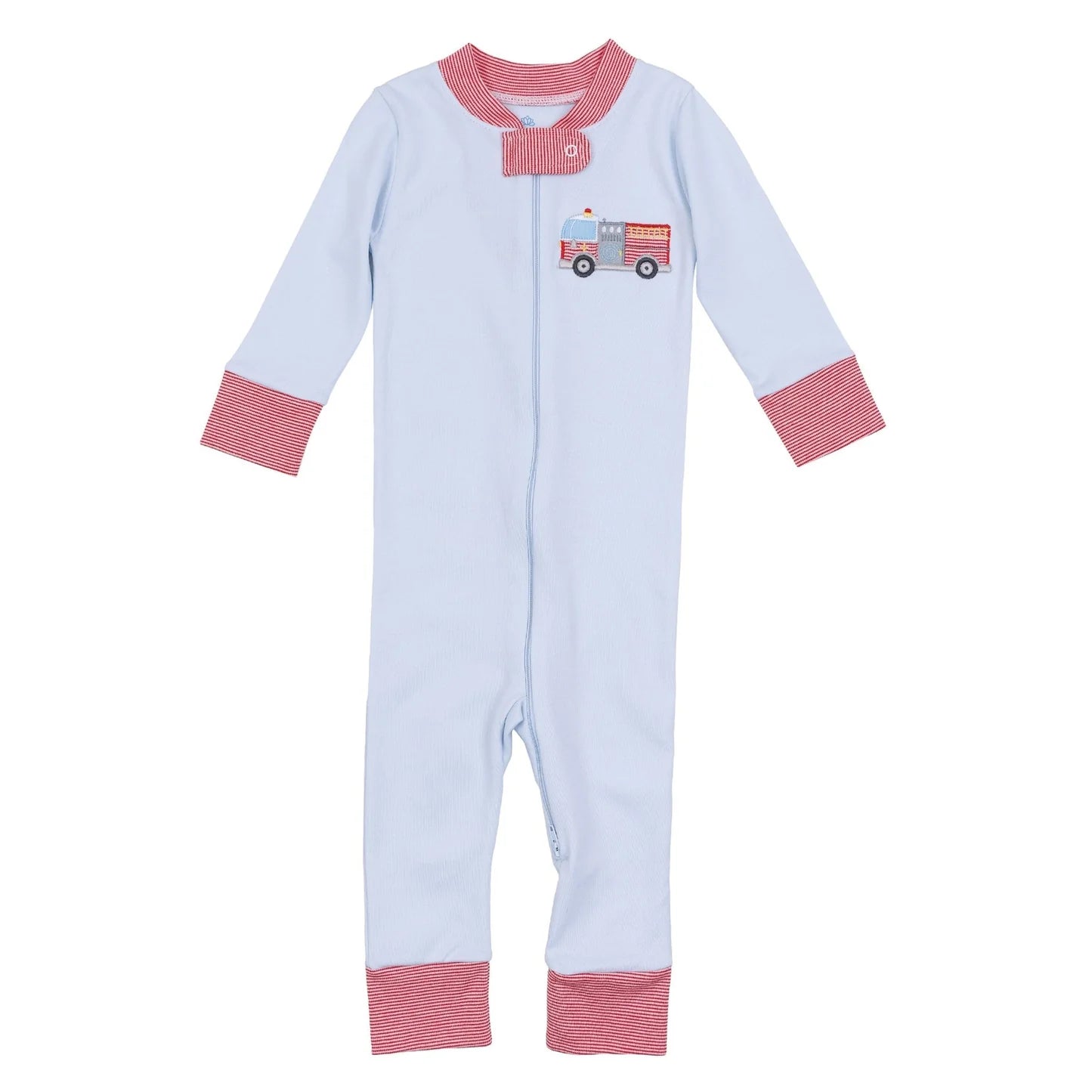 Hero  Brigade Firetruck Zip Pajamas
