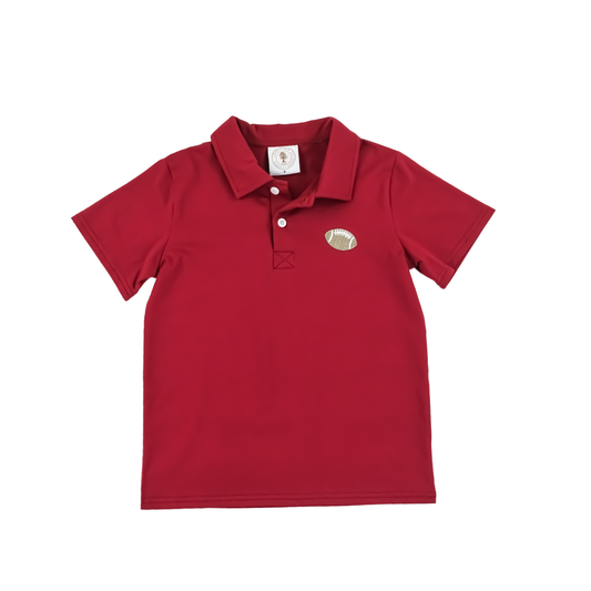 Game Day Crimson Polo