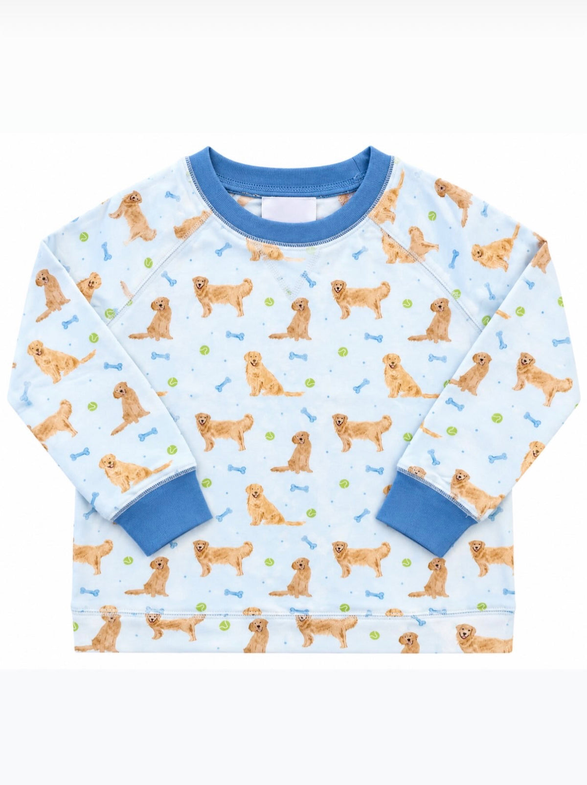 Blue Puppy Crewneck