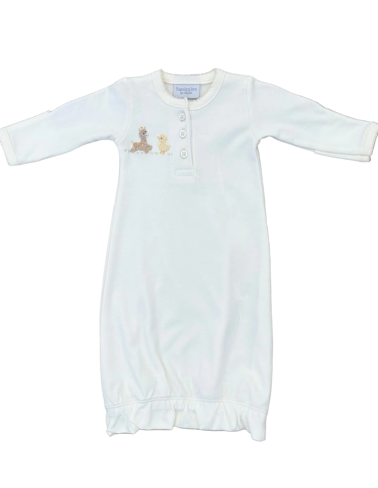 Giraffe & Duck Henley Gown