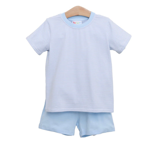 Brock's Blue Short Set