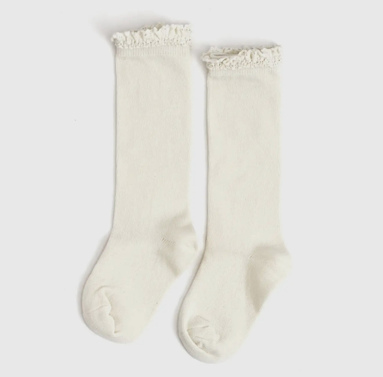 Ivory Lace Knee High