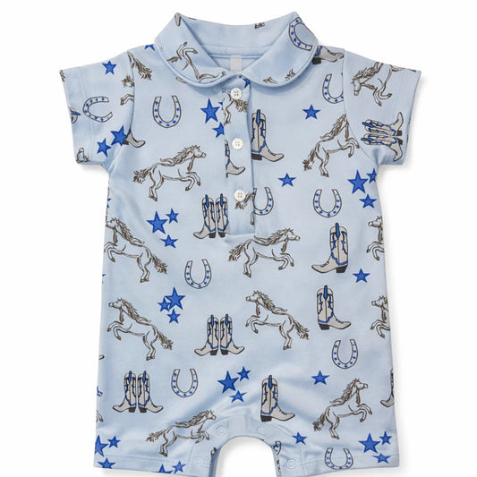 Headed West Boys Romper