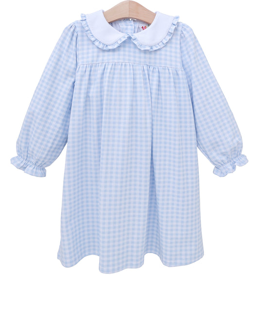 Catherine Blue Gingham Dress