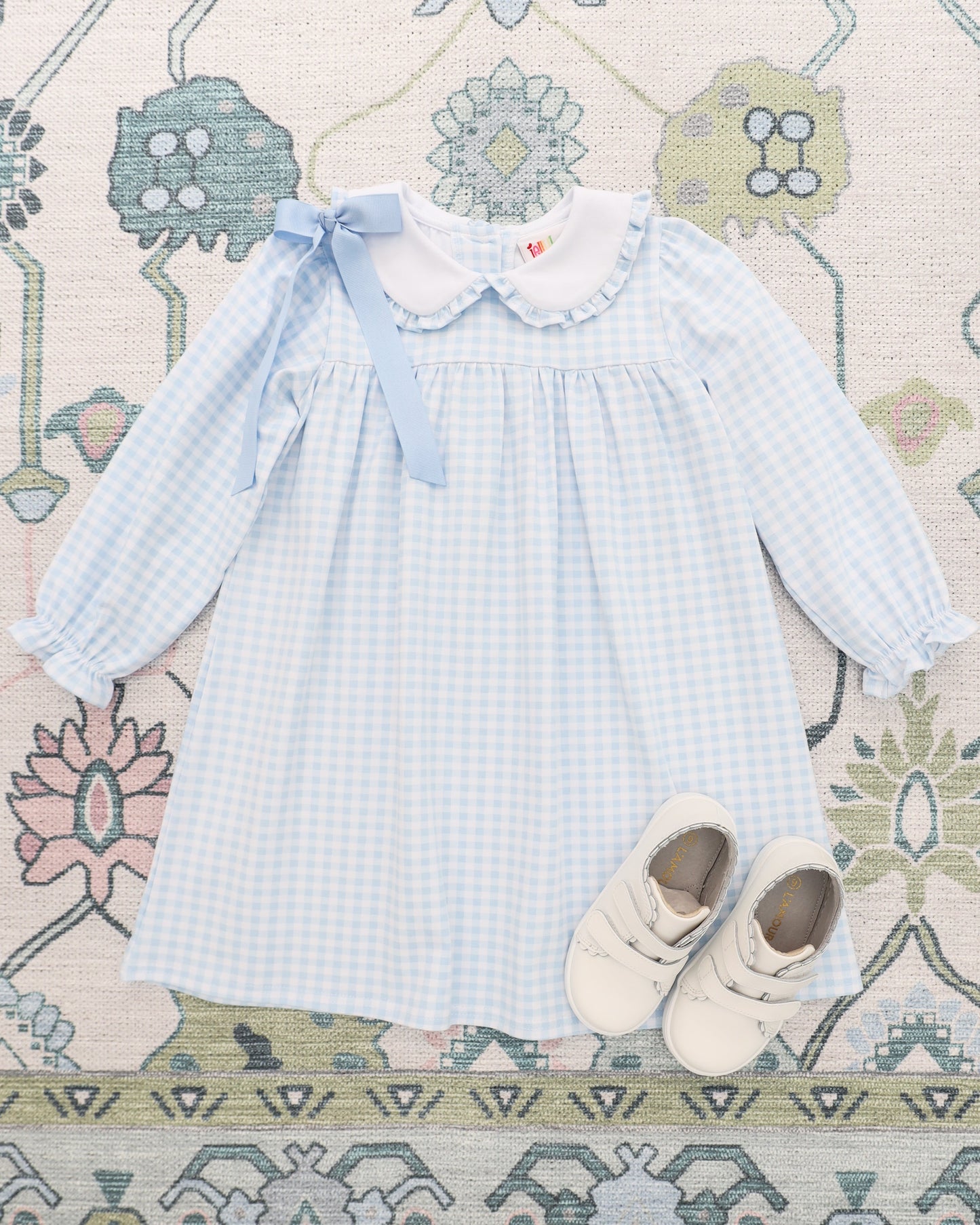 Catherine Blue Gingham Dress