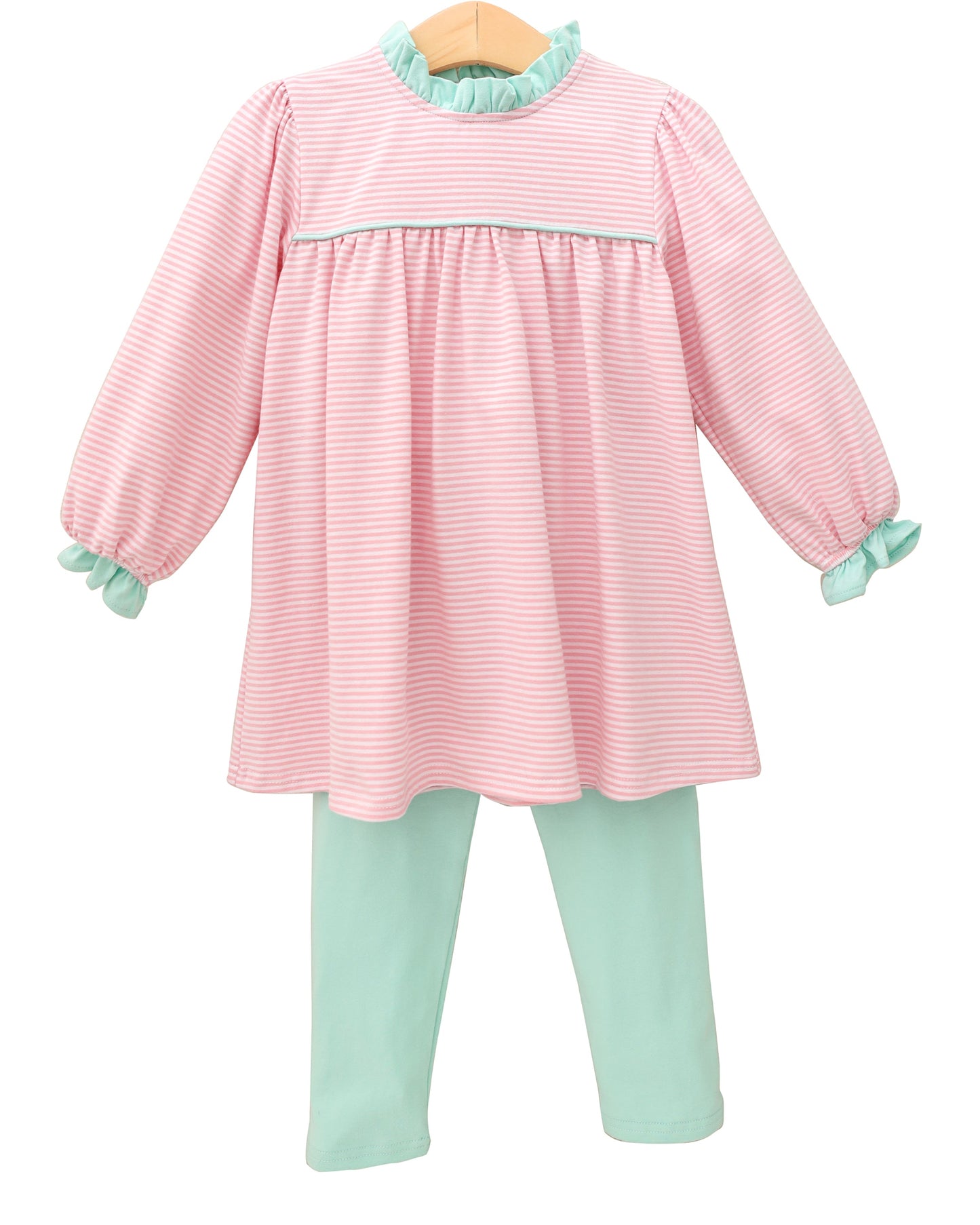 Annie Pink/Mint Pants Set