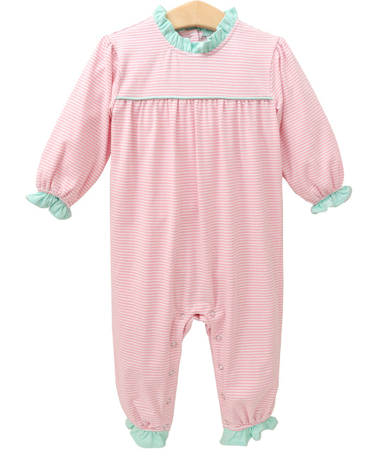 Annie Pink/Mint Romper