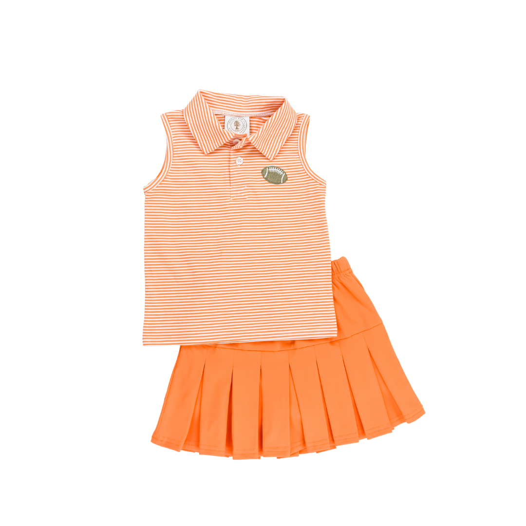 Orange Cheer Skort Set