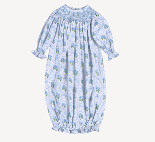 Molly Smocked Bishop Gown and Bonnet