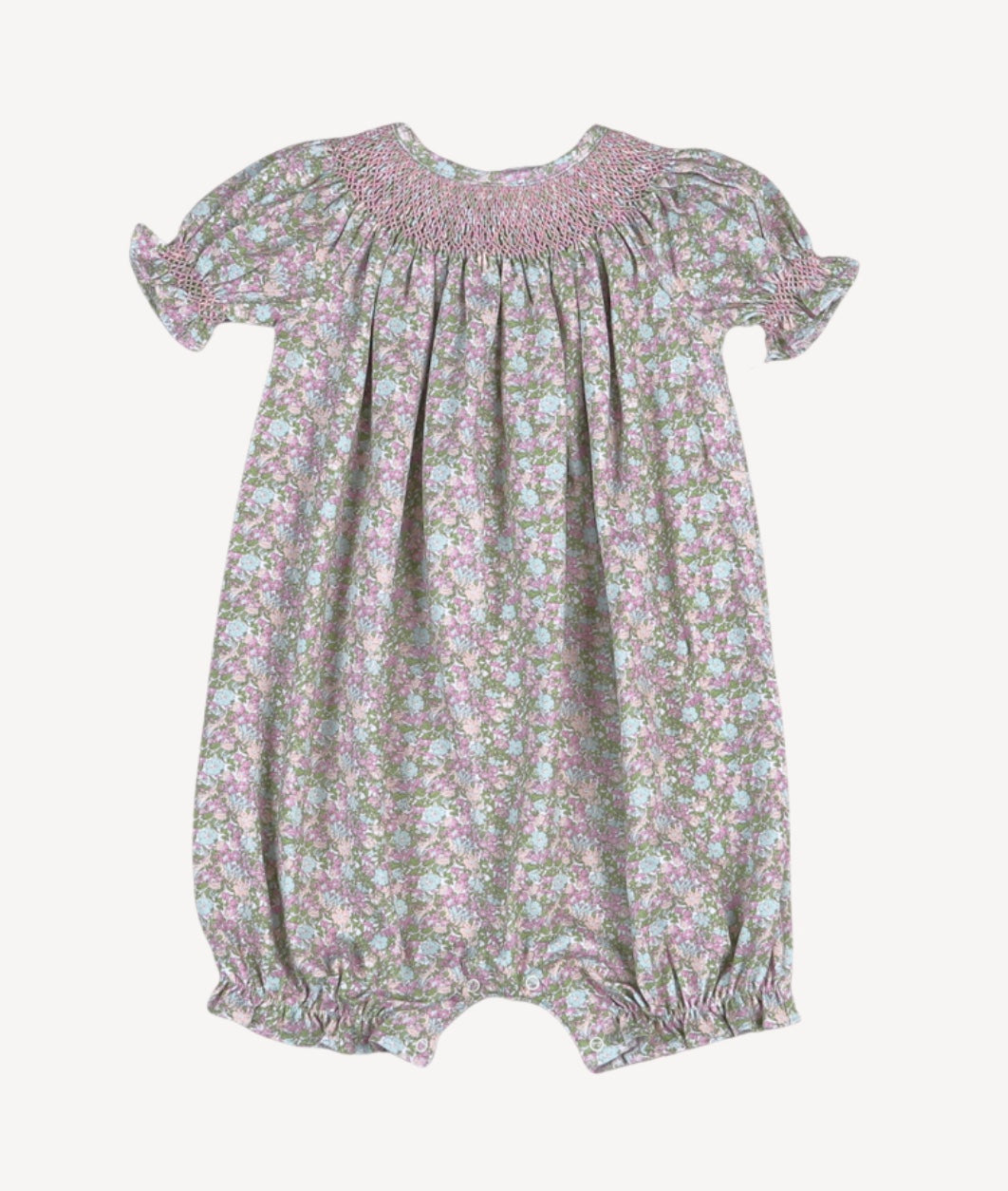 Eve Floral Smocked Bishop Romper