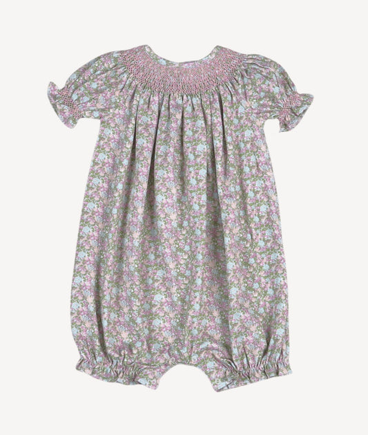 Eve Floral Smocked Bishop Romper