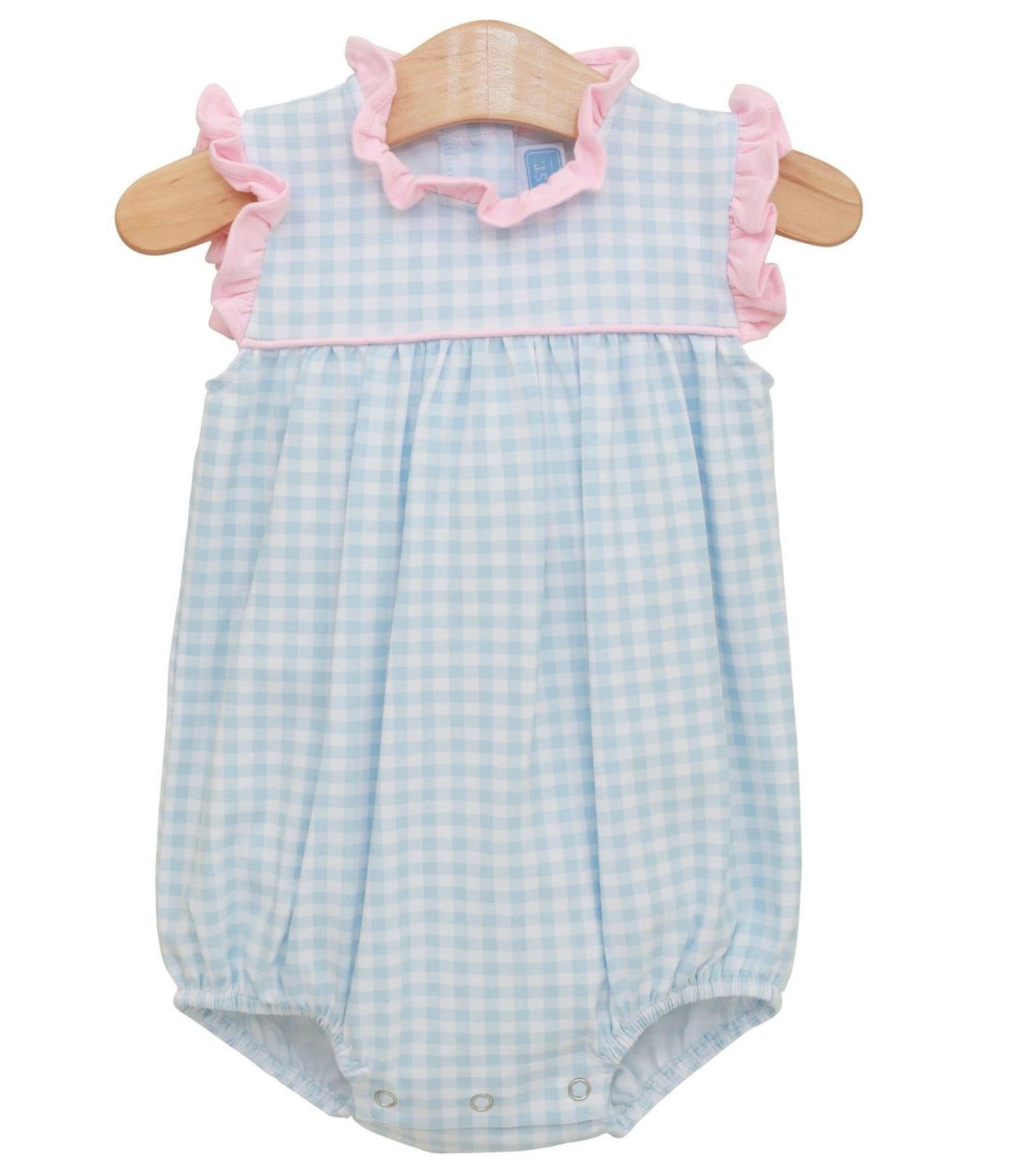 Meredith Blue Gingham Bubble