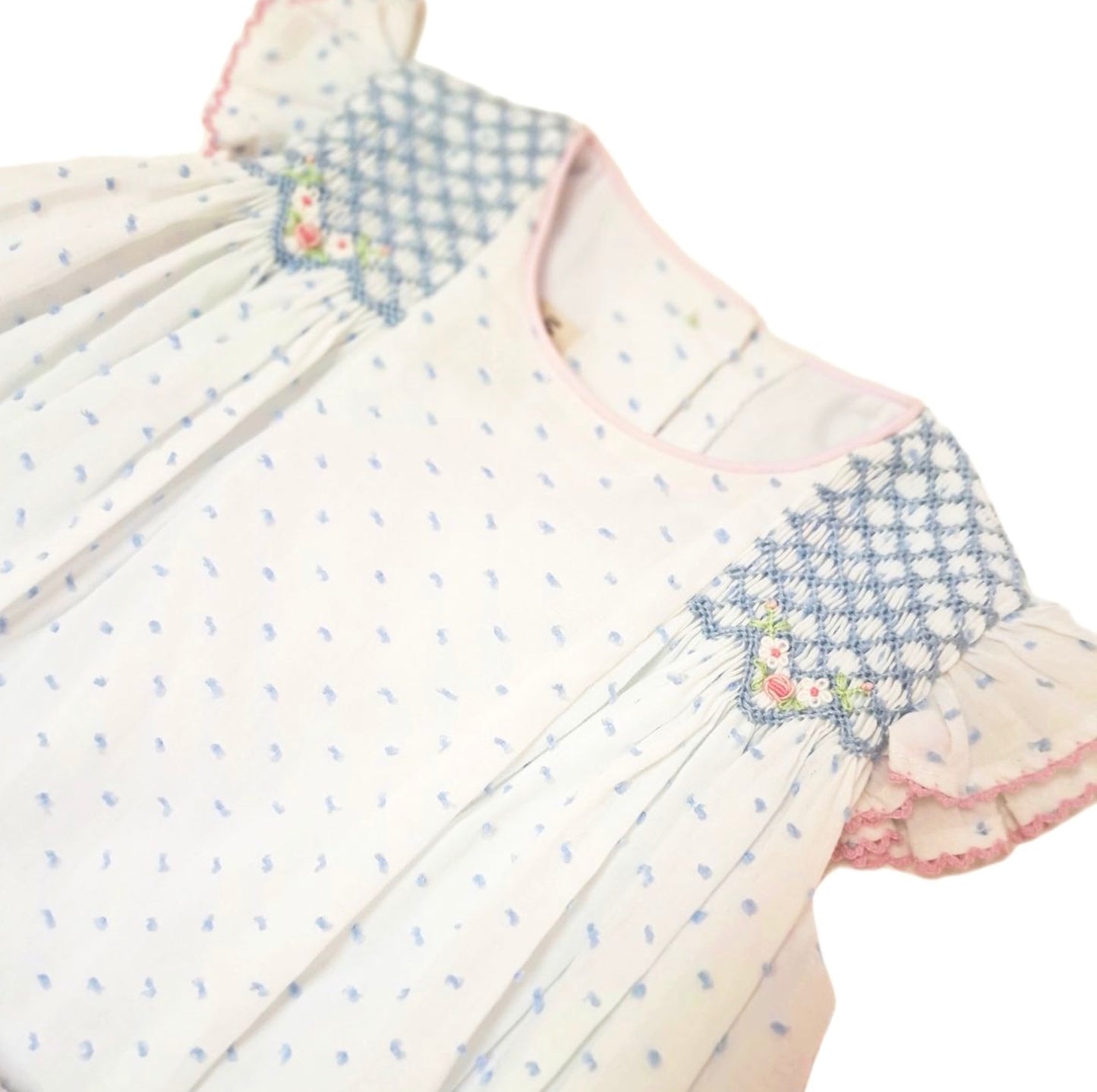 Sweet Spring Smocked Bloomer Set