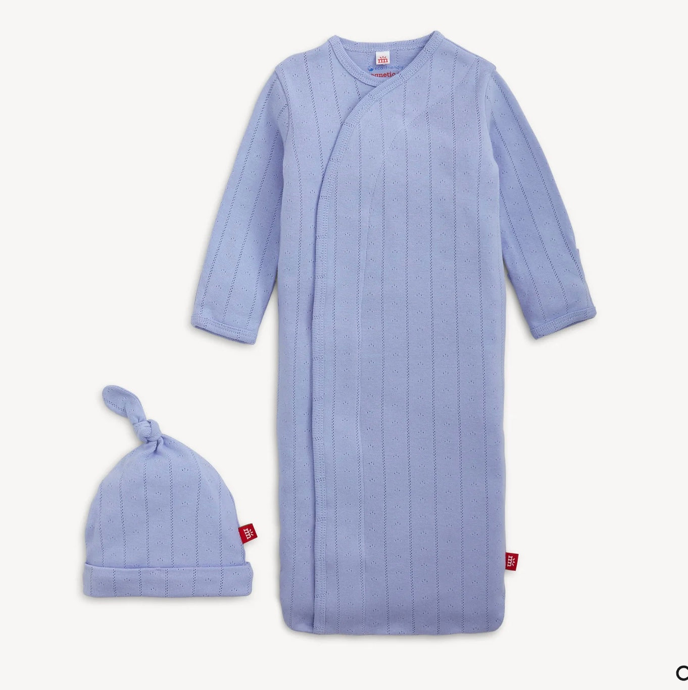 Wisteria Pointelle Gown & Hat