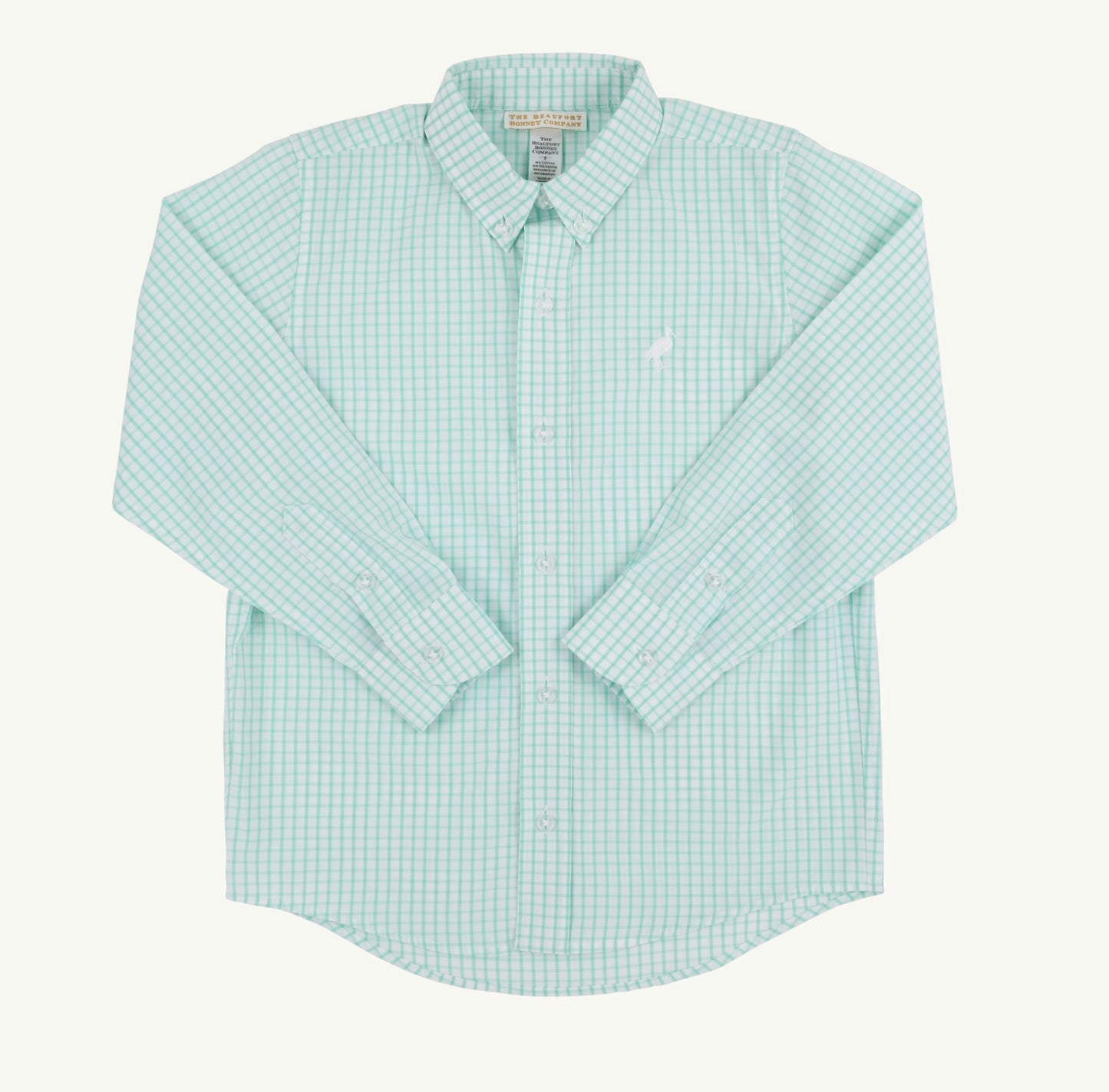 Turks Teal Windowpane Dress Shirt