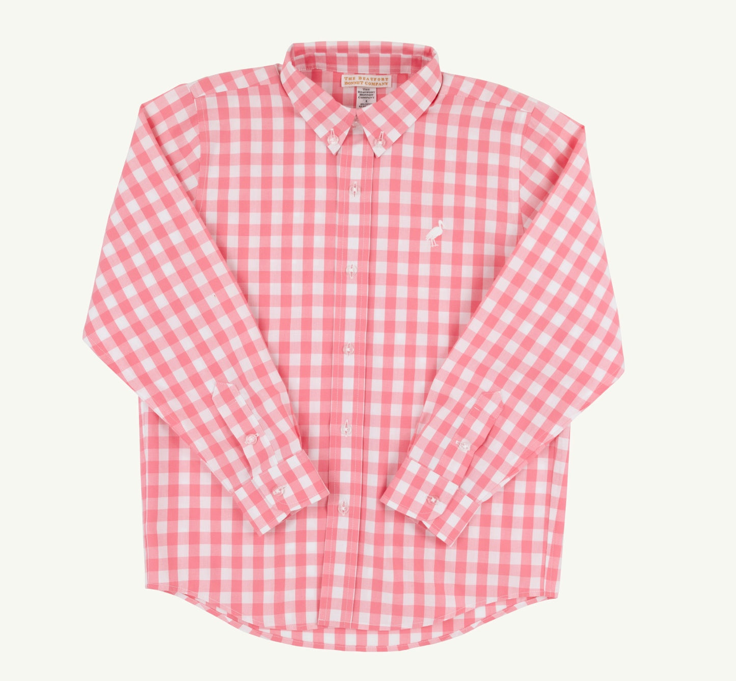 Dean's List Shirt Coral Check