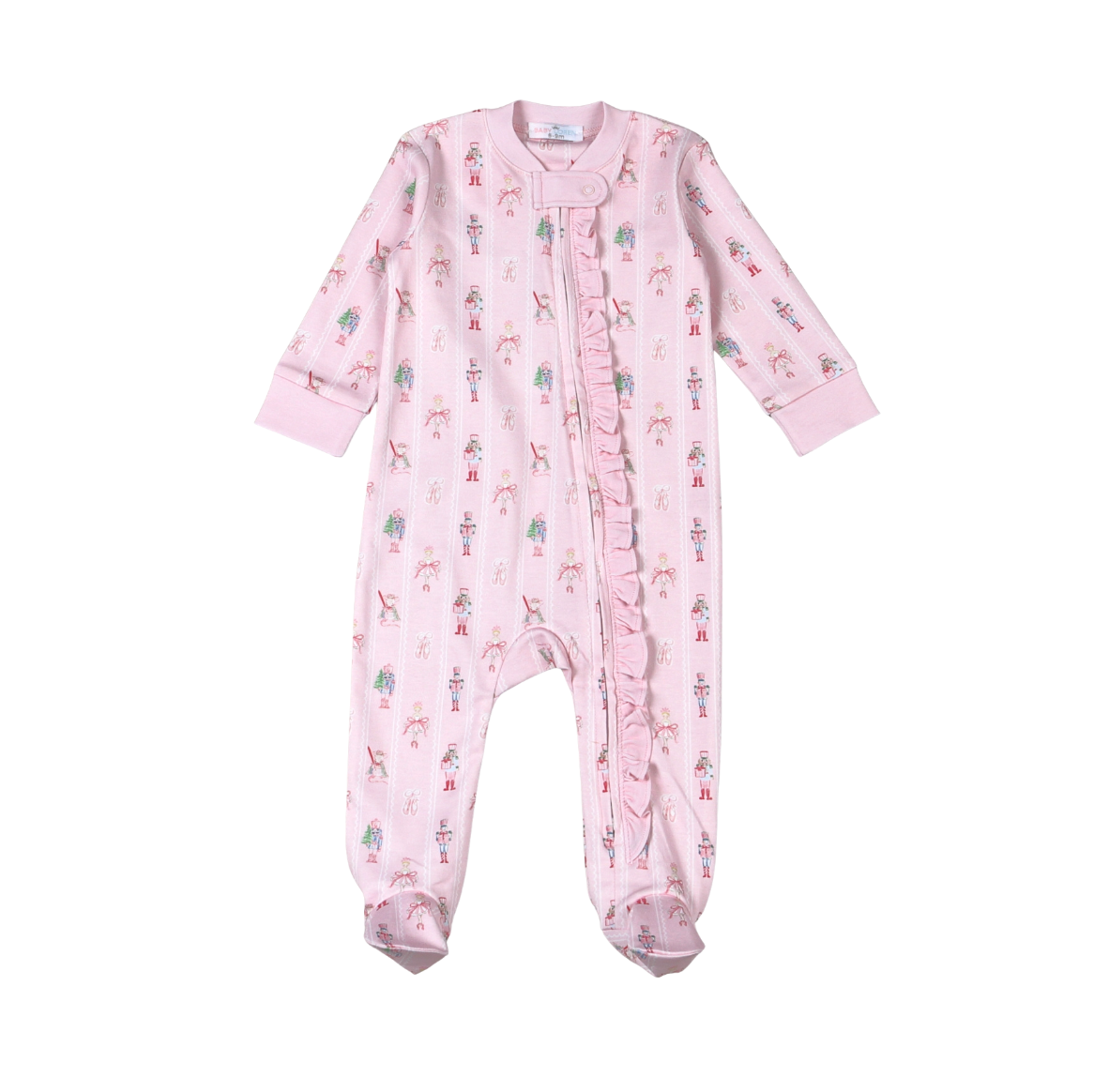 Pink Nutcracker Zip Footie