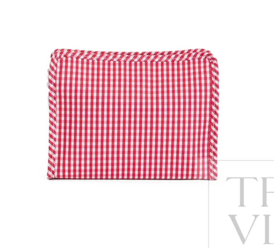 TRVL Red Gingham Med Roadie