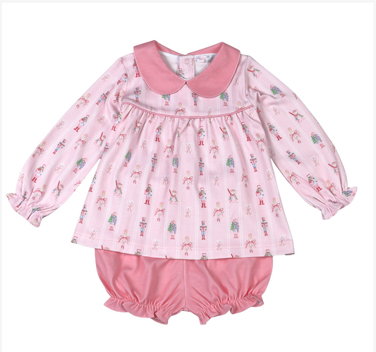 Pink Nutcracker Bloomer Set