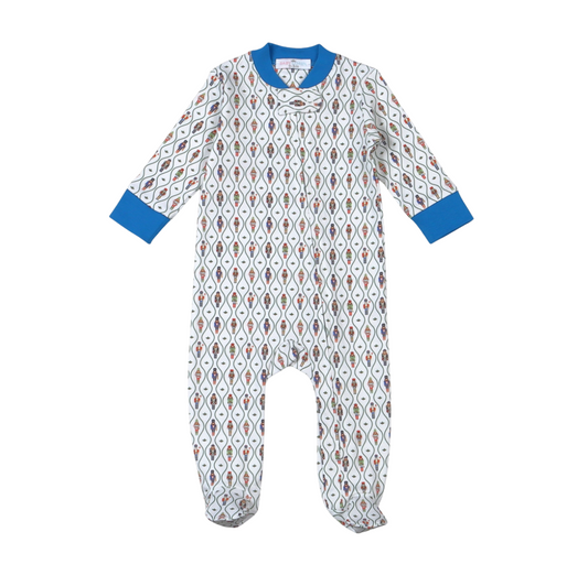 Blue Nutcracker Footie