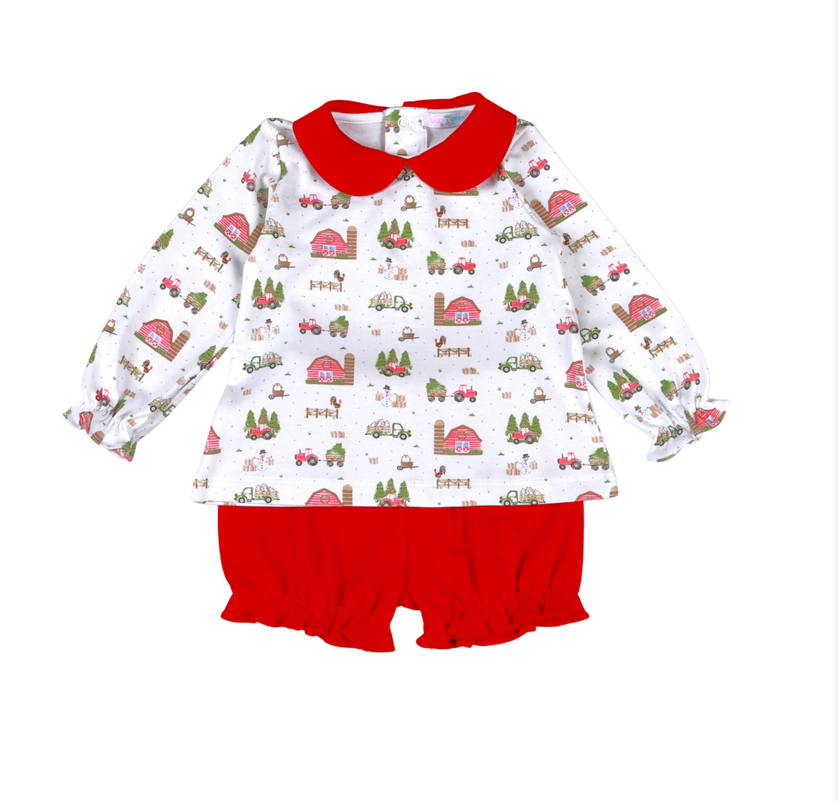 Barnyard Christmas Bloomer Set