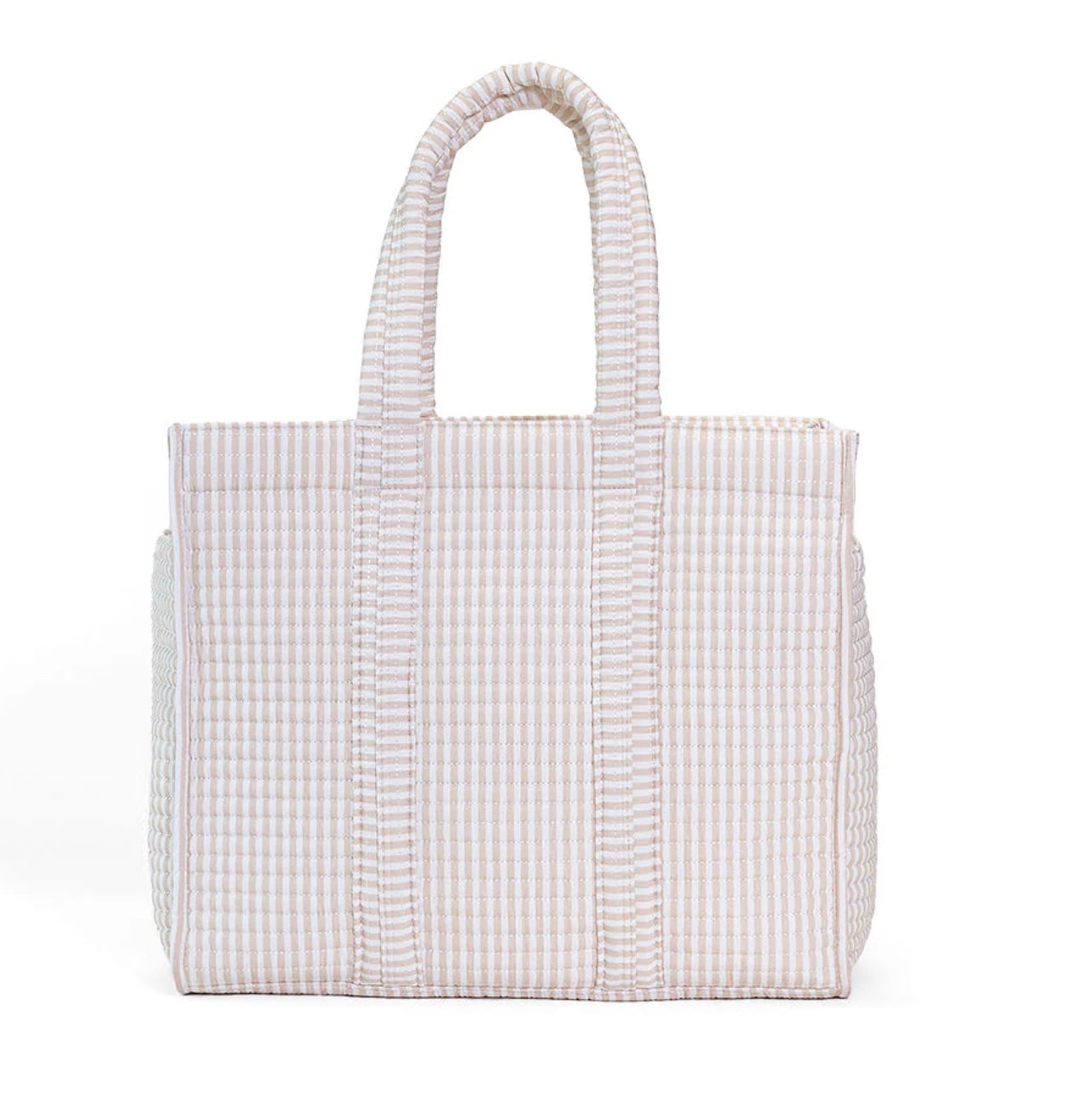TRVL Quilted Go Go Tote - Sand Stripe