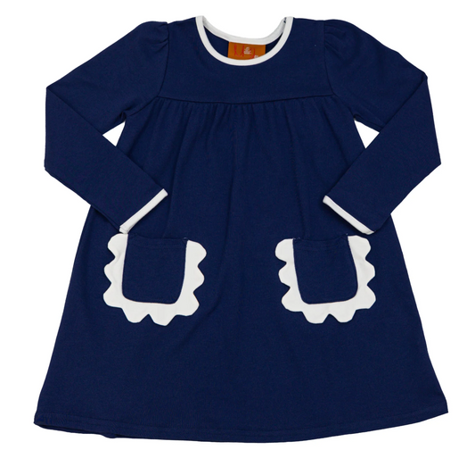 Izzie Navy Pocket Dress