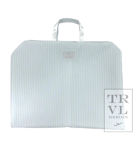 TRVL Pimlico Stripe Garment Bag - Blue