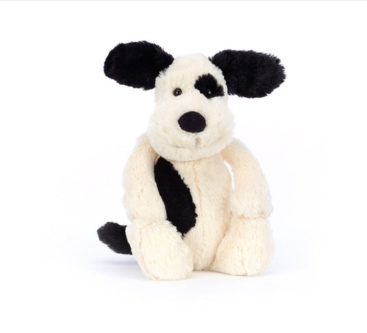 Bashful Black & Cream Puppy