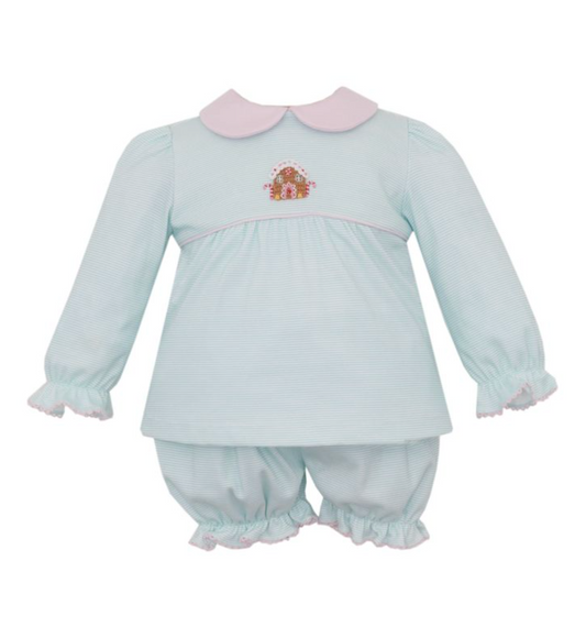 Gingerbread Girls Bloomer Set