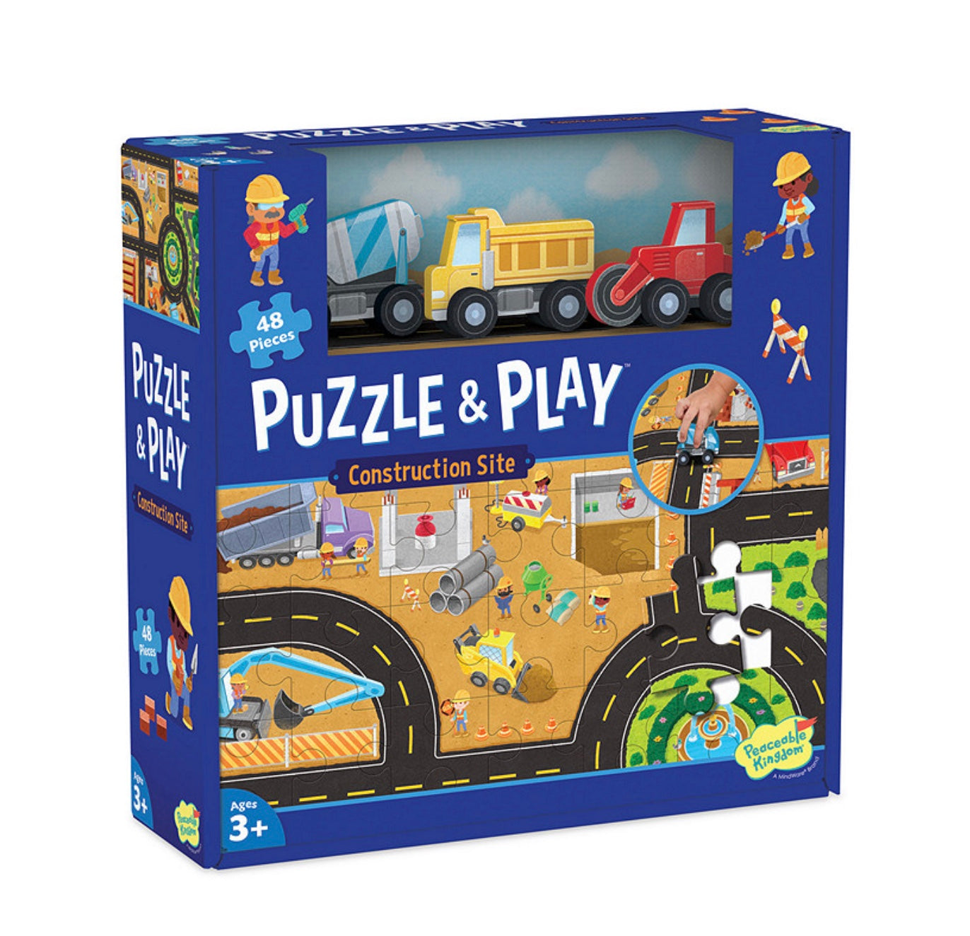 Construction Site Puzzle & Play