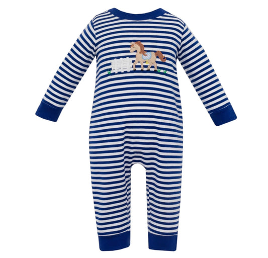 Ride Away Horse Romper LS