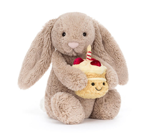 Bashful Beige Bunny Birthday