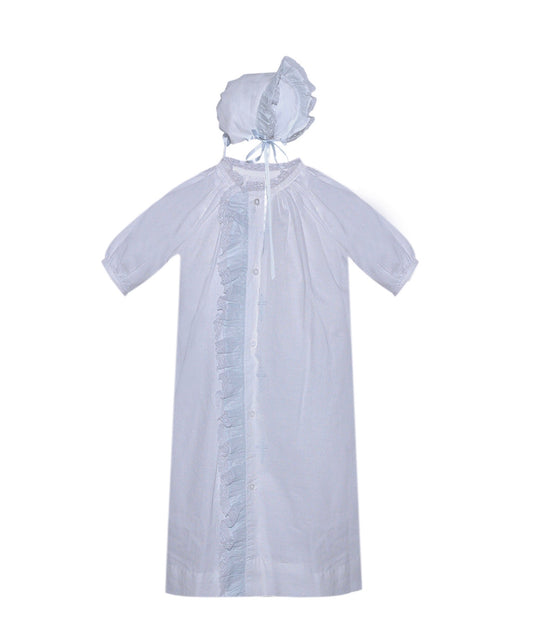 Finn's Cross Daygown White/Blue