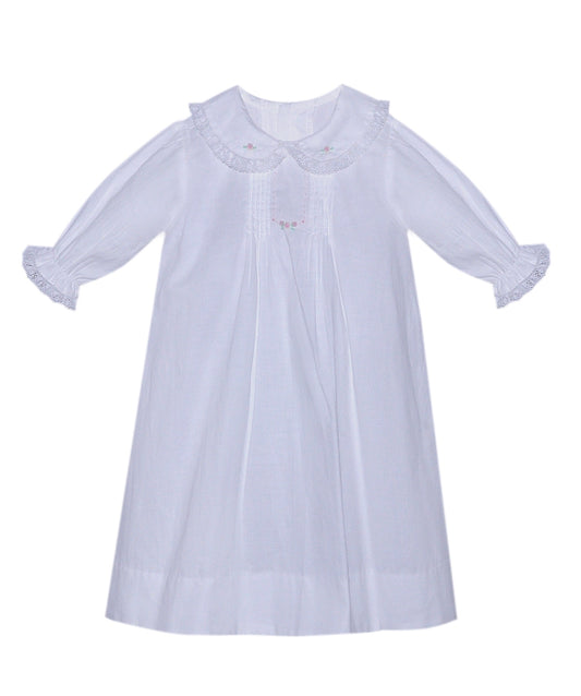 Logan's White LS Daygown