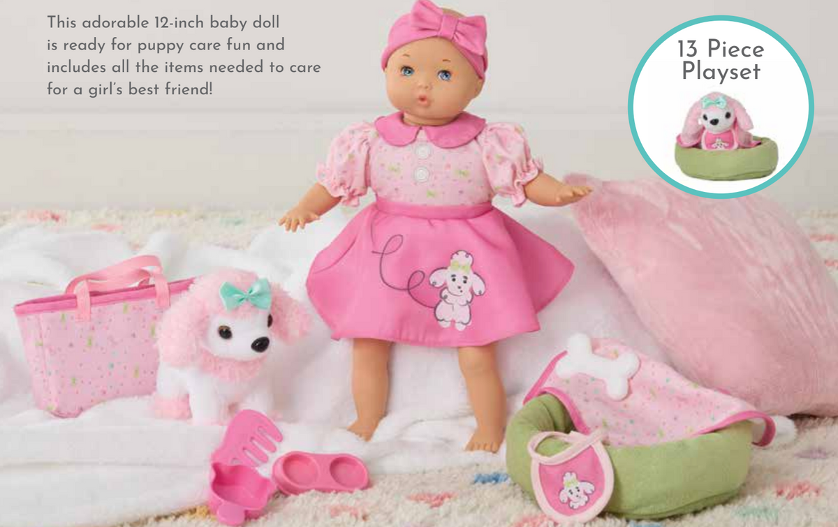 Madame Alexander 12" Puppy Care Set
