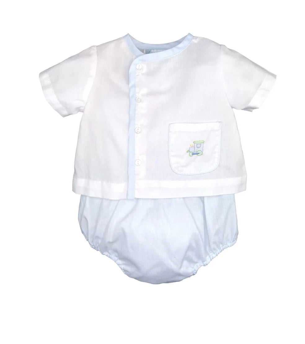 Petit Ami Train Diaper Set