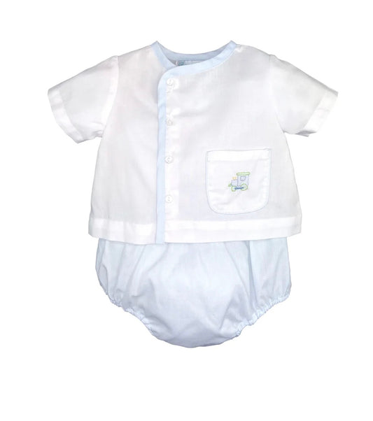 Petit Ami Train Diaper Set
