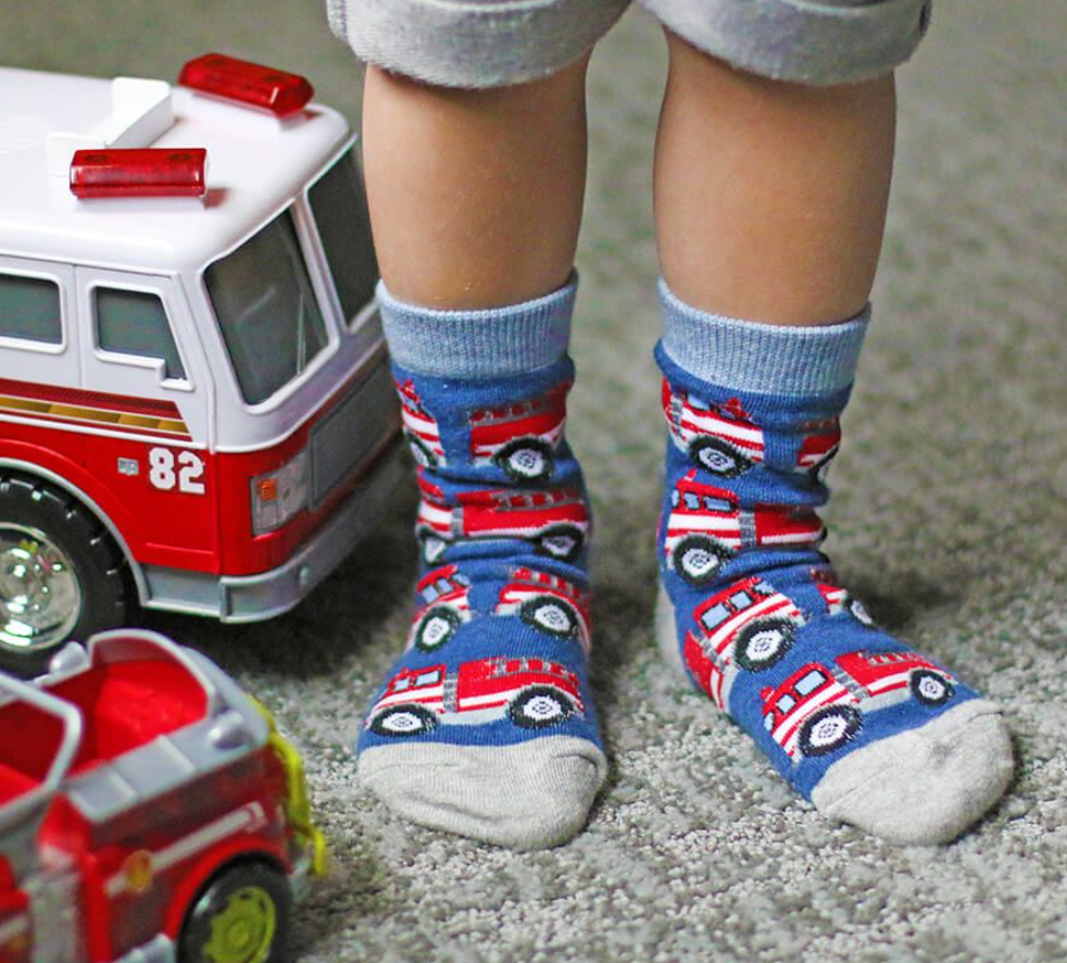 Rescue Vehicles Crew Socks