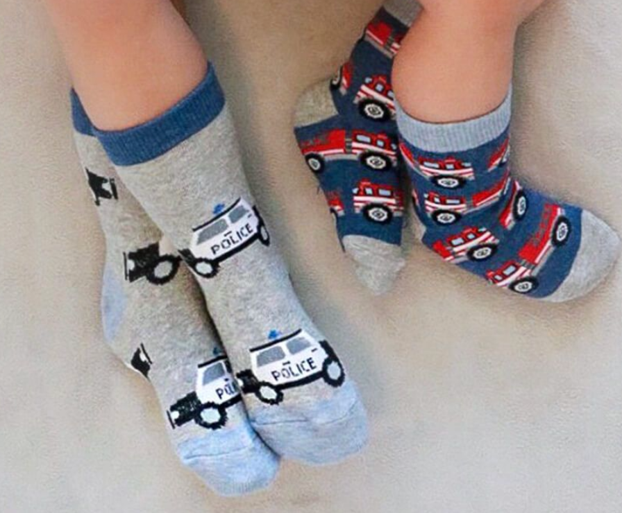 Rescue Vehicles Crew Socks
