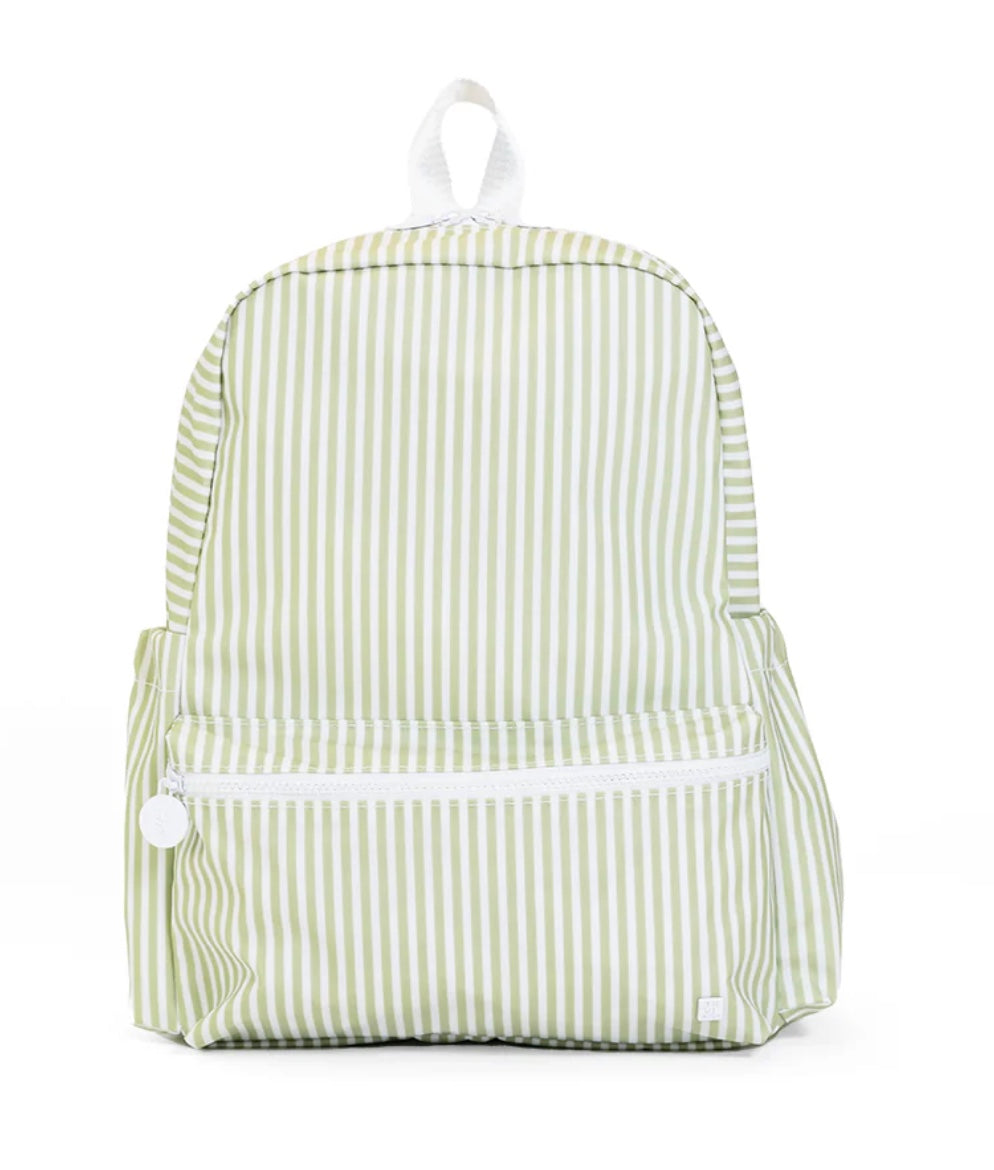 TRVL Sage Pimlico Stripe Backpack