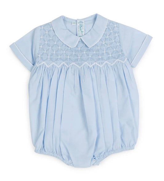 Blue Diamond Smocked Bubble 23955