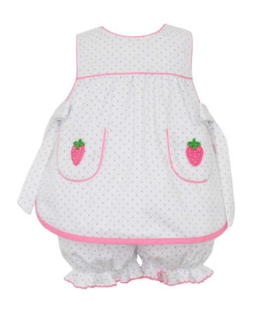 Strawberry Knit Bloomer Set